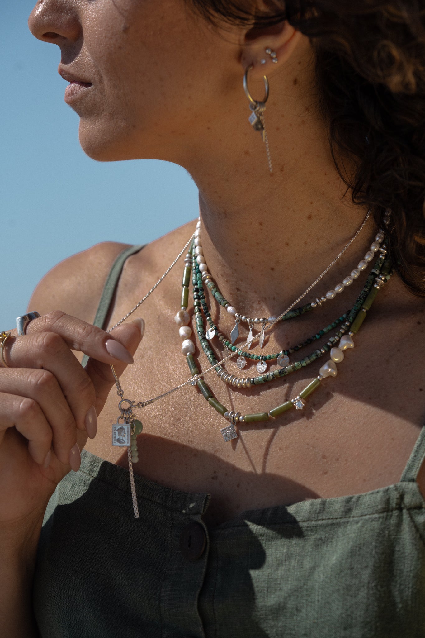 Arena Necklace | Green
