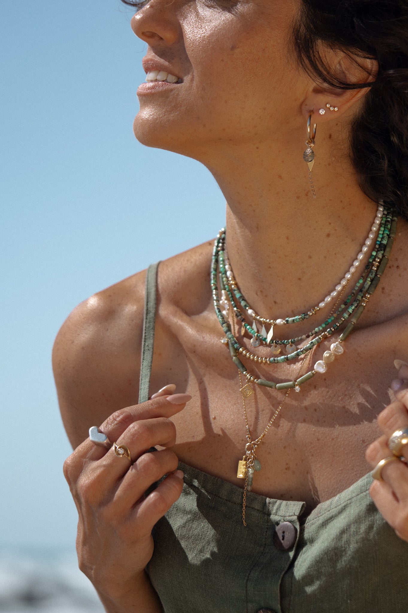 Arena Necklace | Green