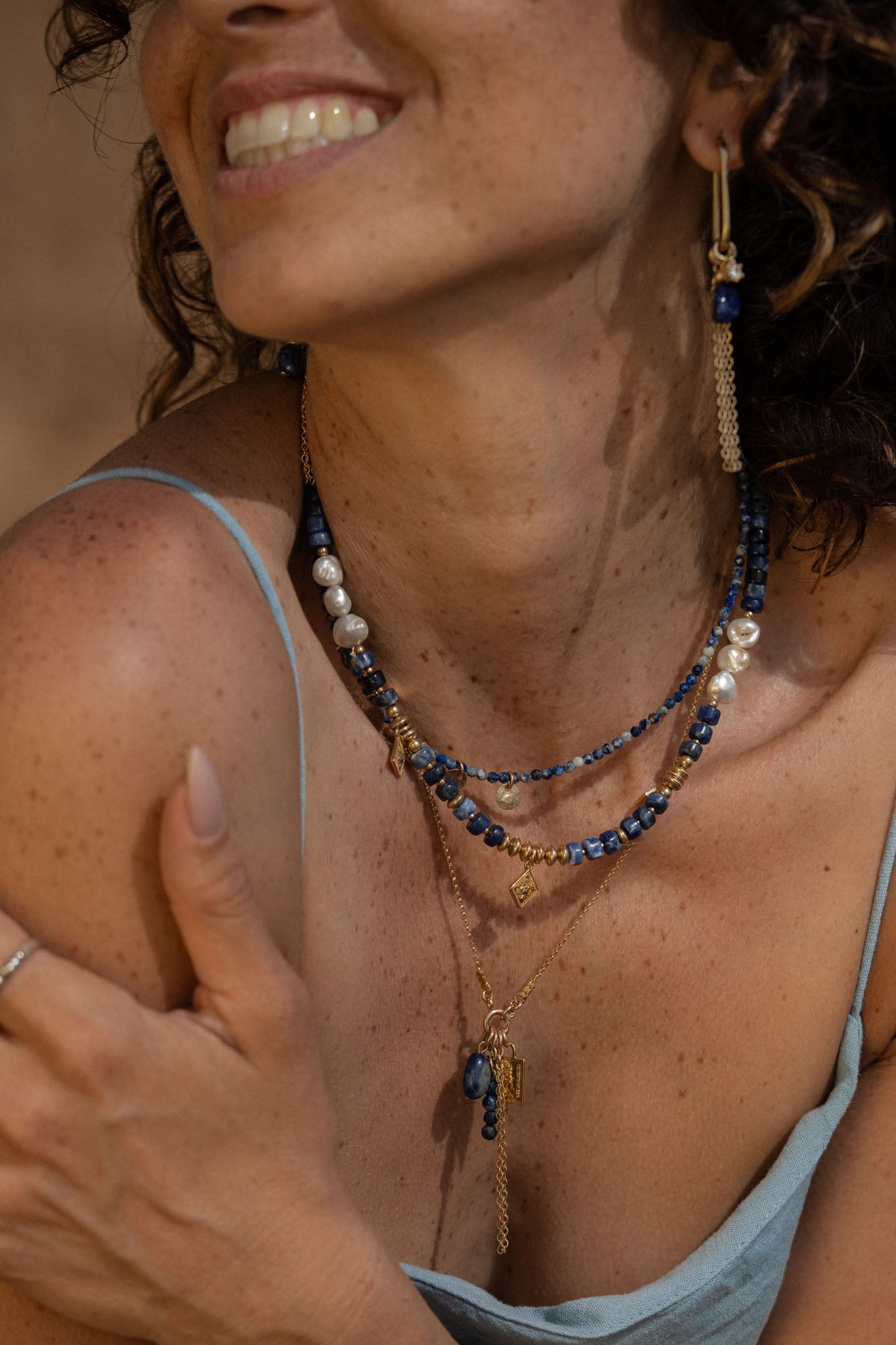 Arena Necklace | Blue