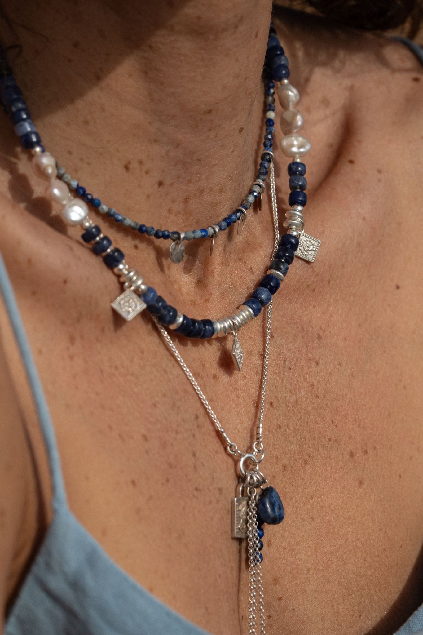 Arena Necklace | Blue