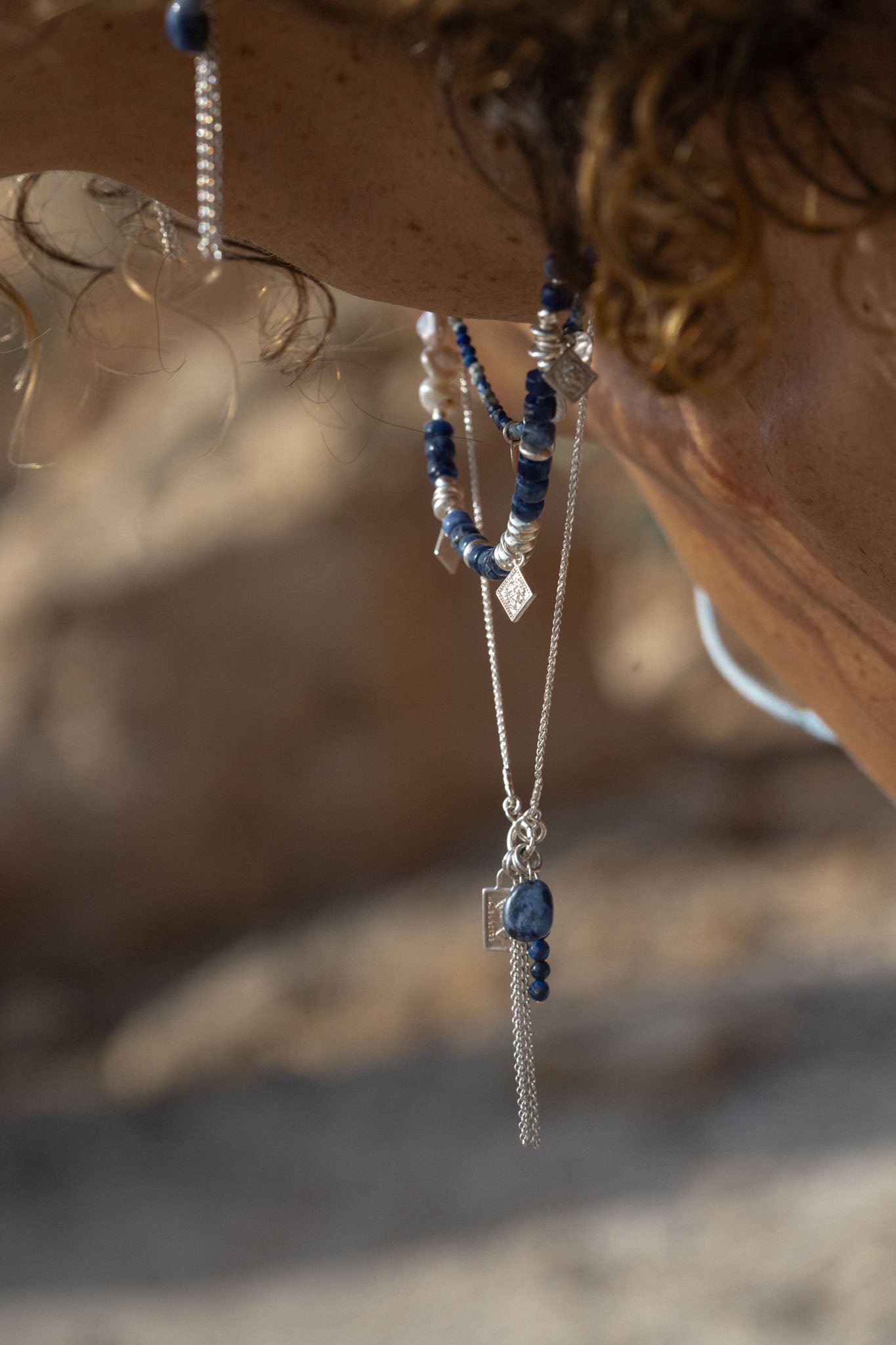 Arena Necklace | Blue