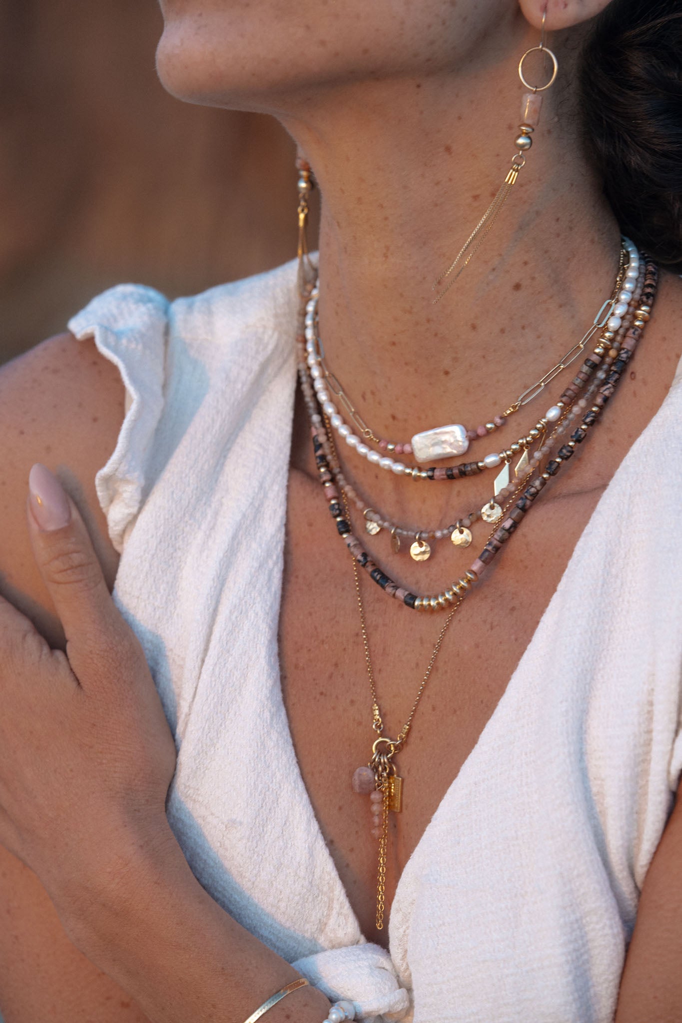 Arena Necklace | Pink
